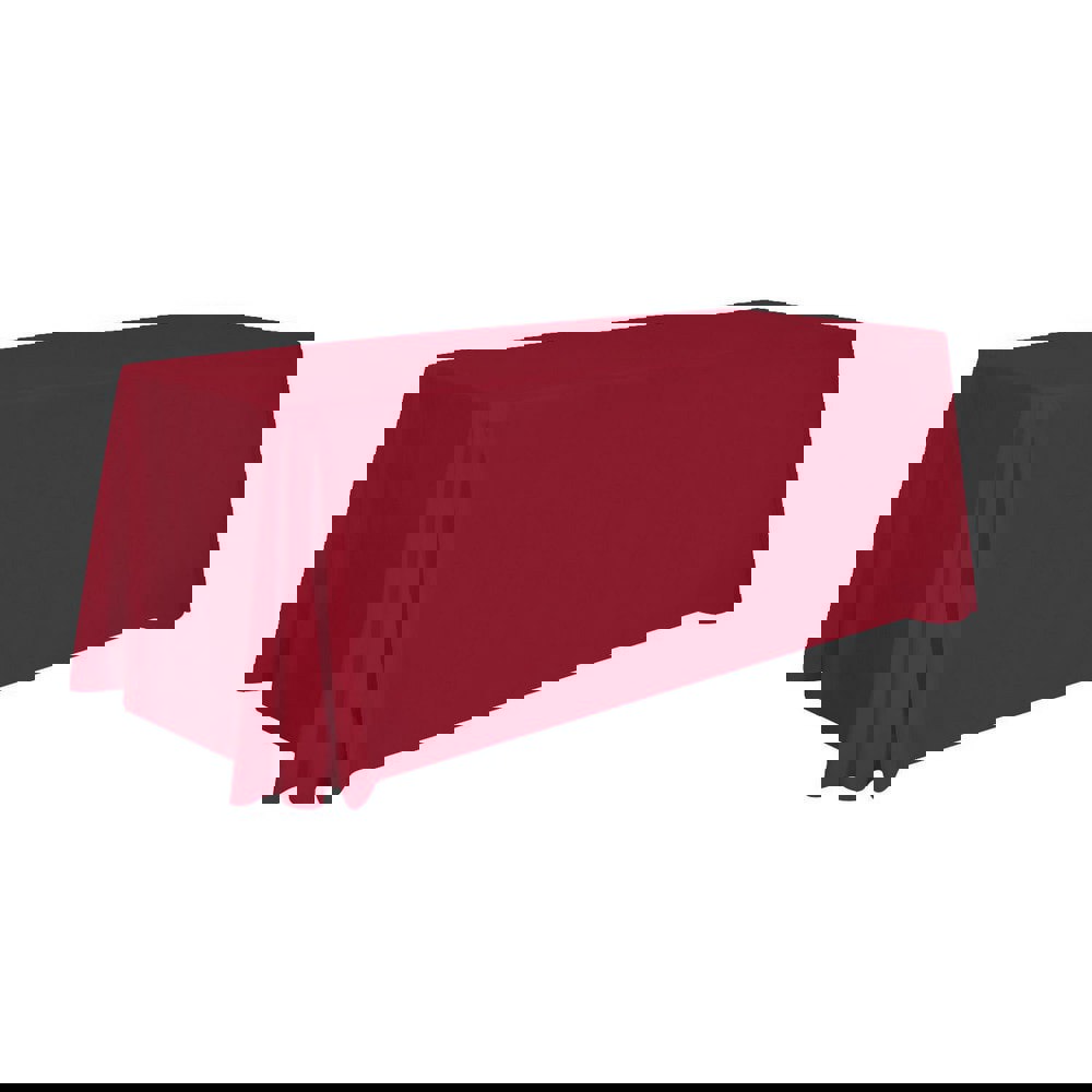 Tablecloths; Width (Inch): 30 ; Length (Feet): 6.000 ; Color: Red ; UNSPSC Code: 52121604